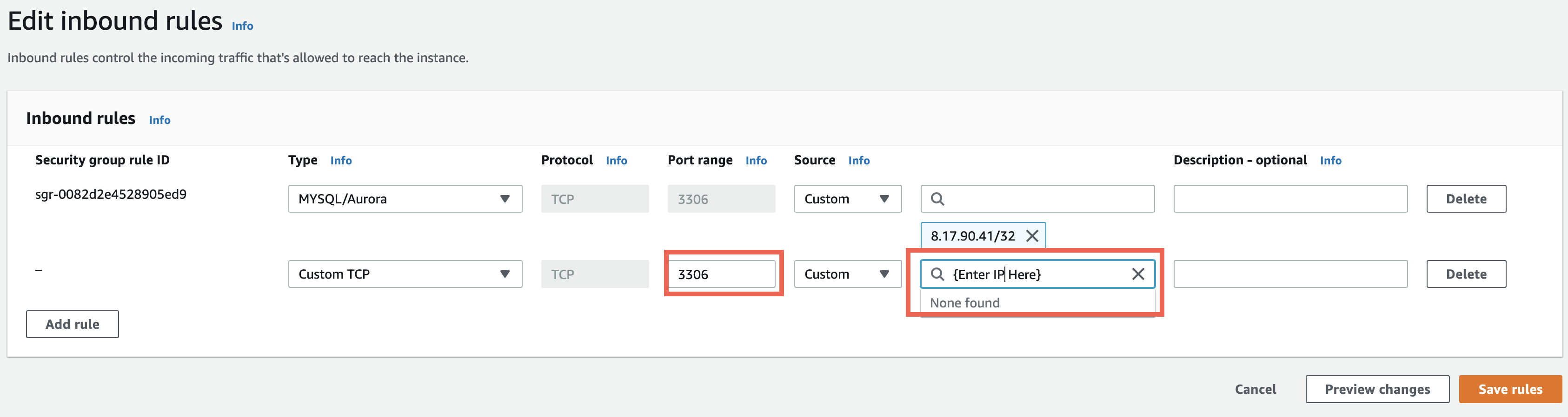 rds-inbound-click-add-rule