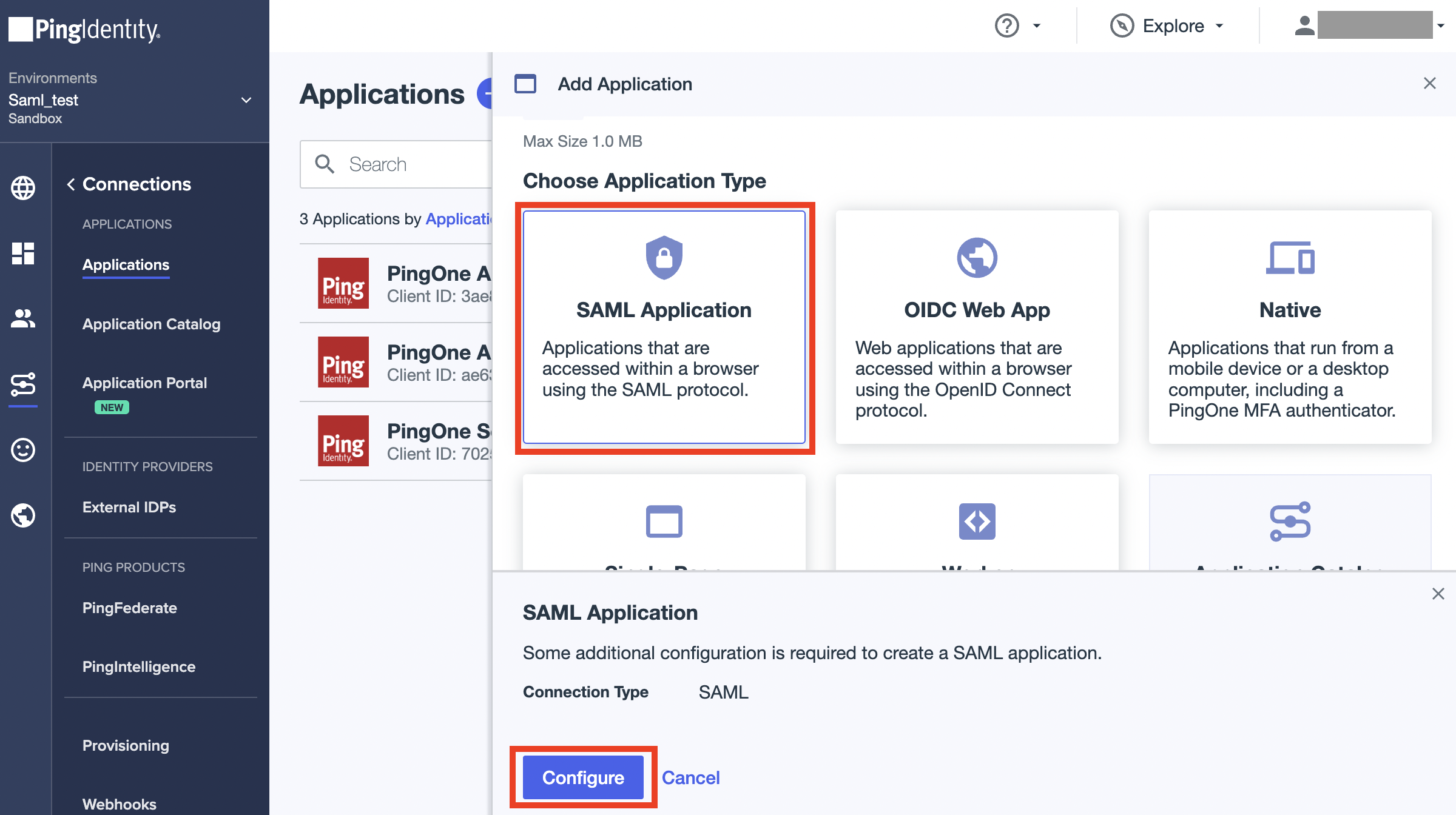 SAML Configuration