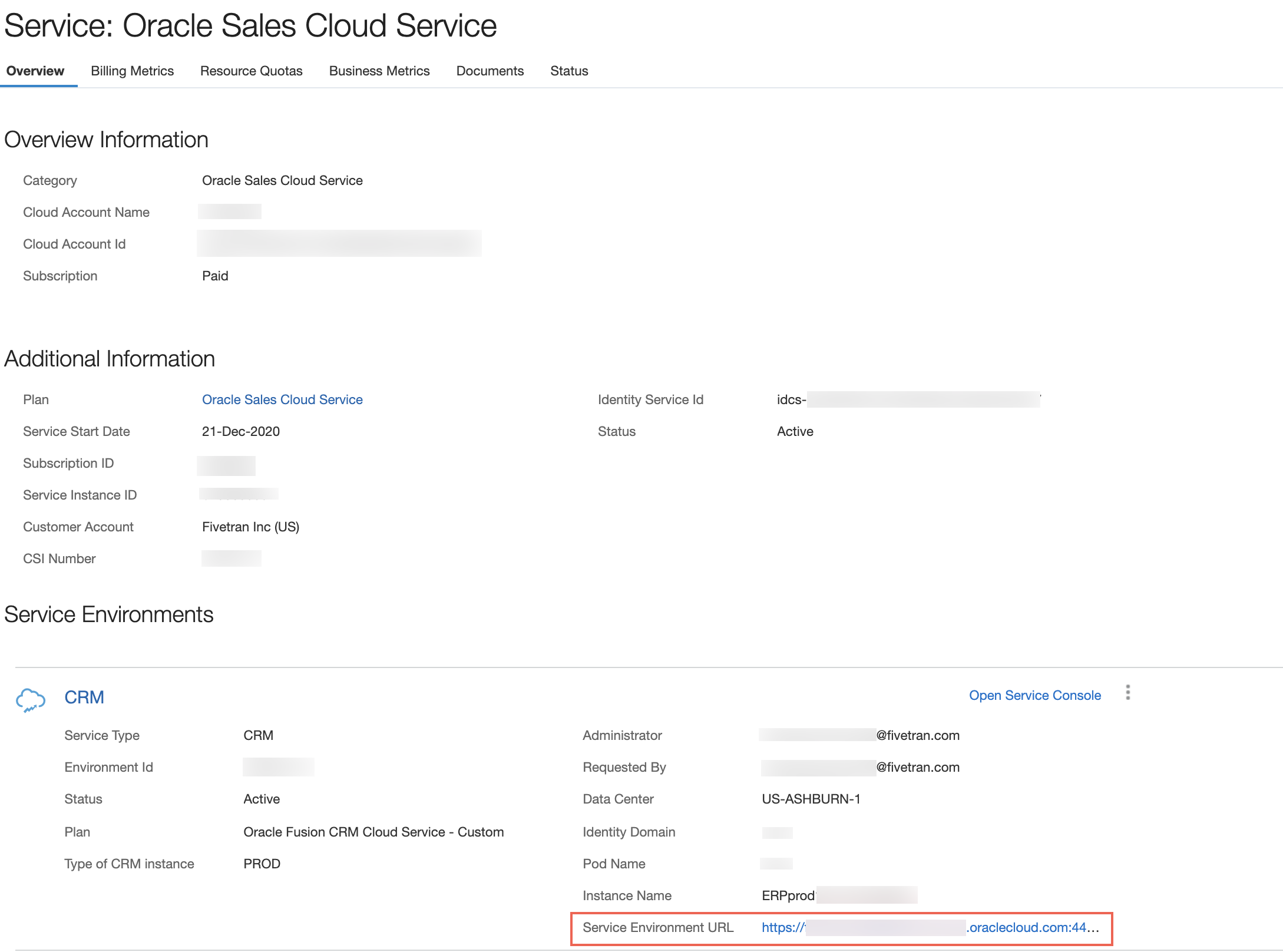 FSCM Application Instance