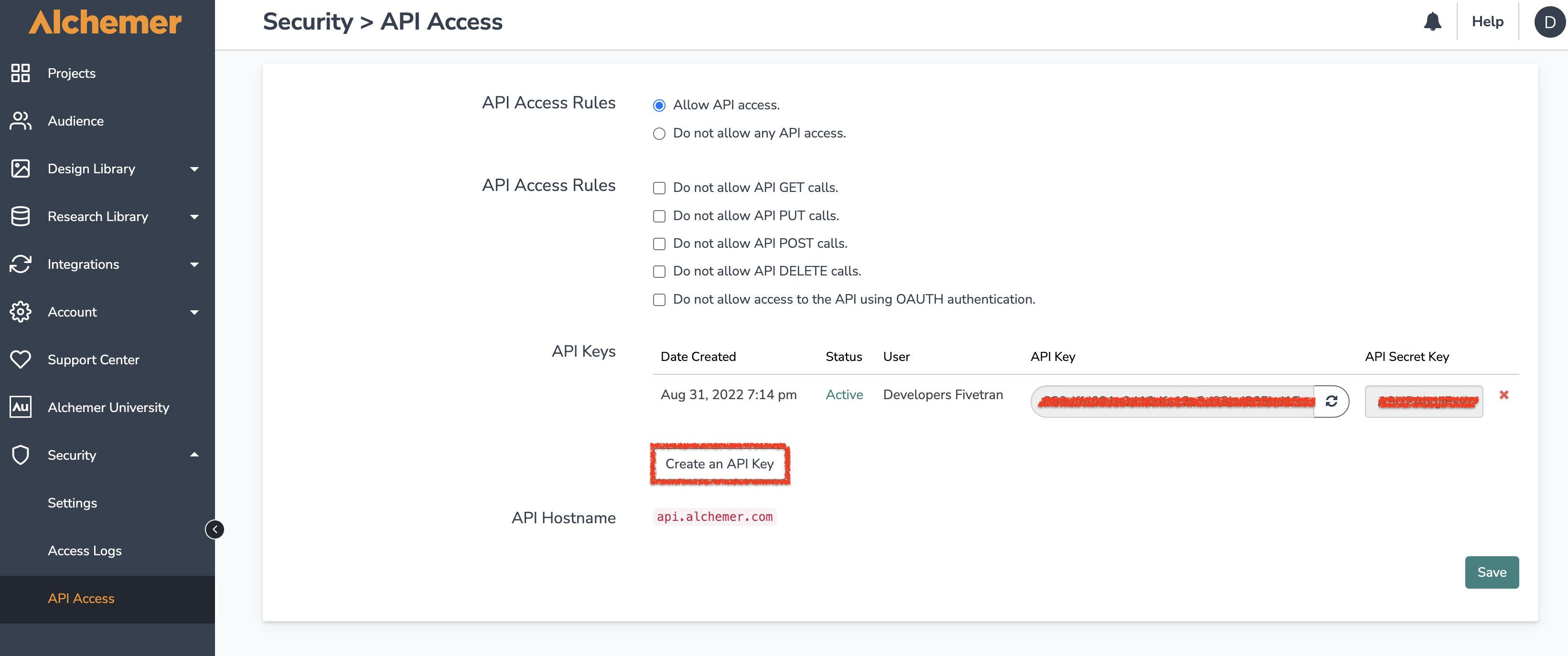 Click Manage Apps