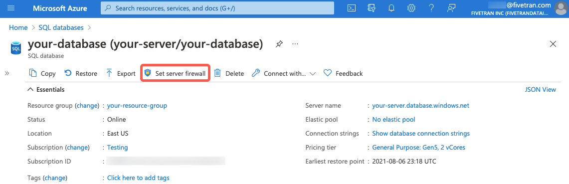 azure-click-set-server-firewall