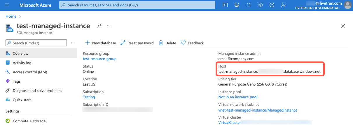 Find host URL