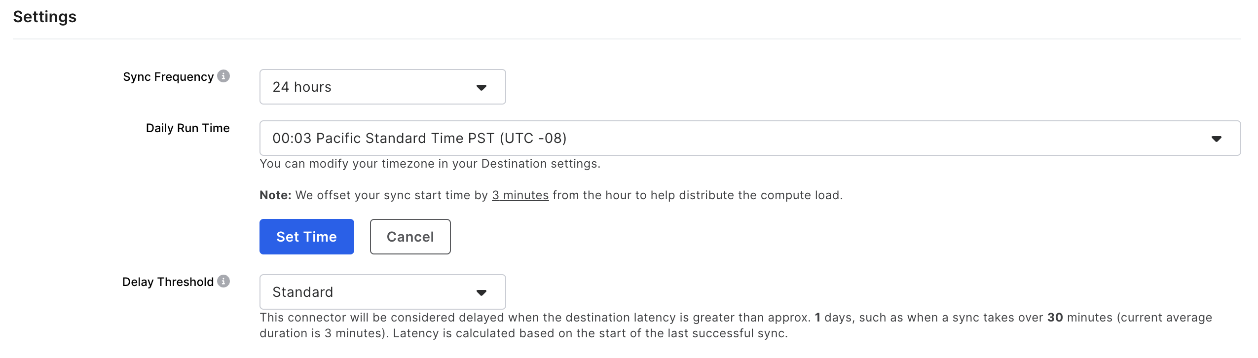 Schedule for Connectors