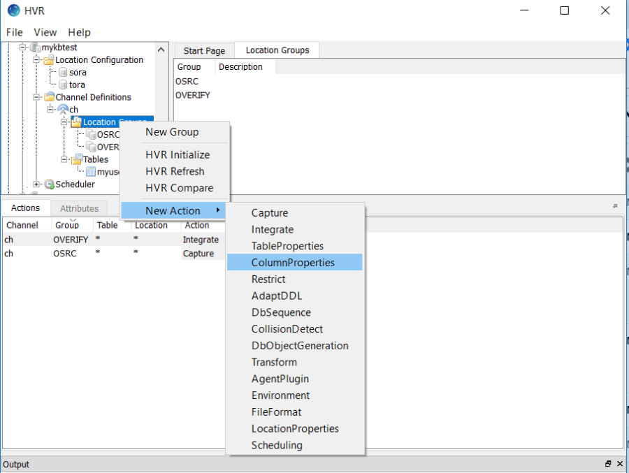 Add Column Properties