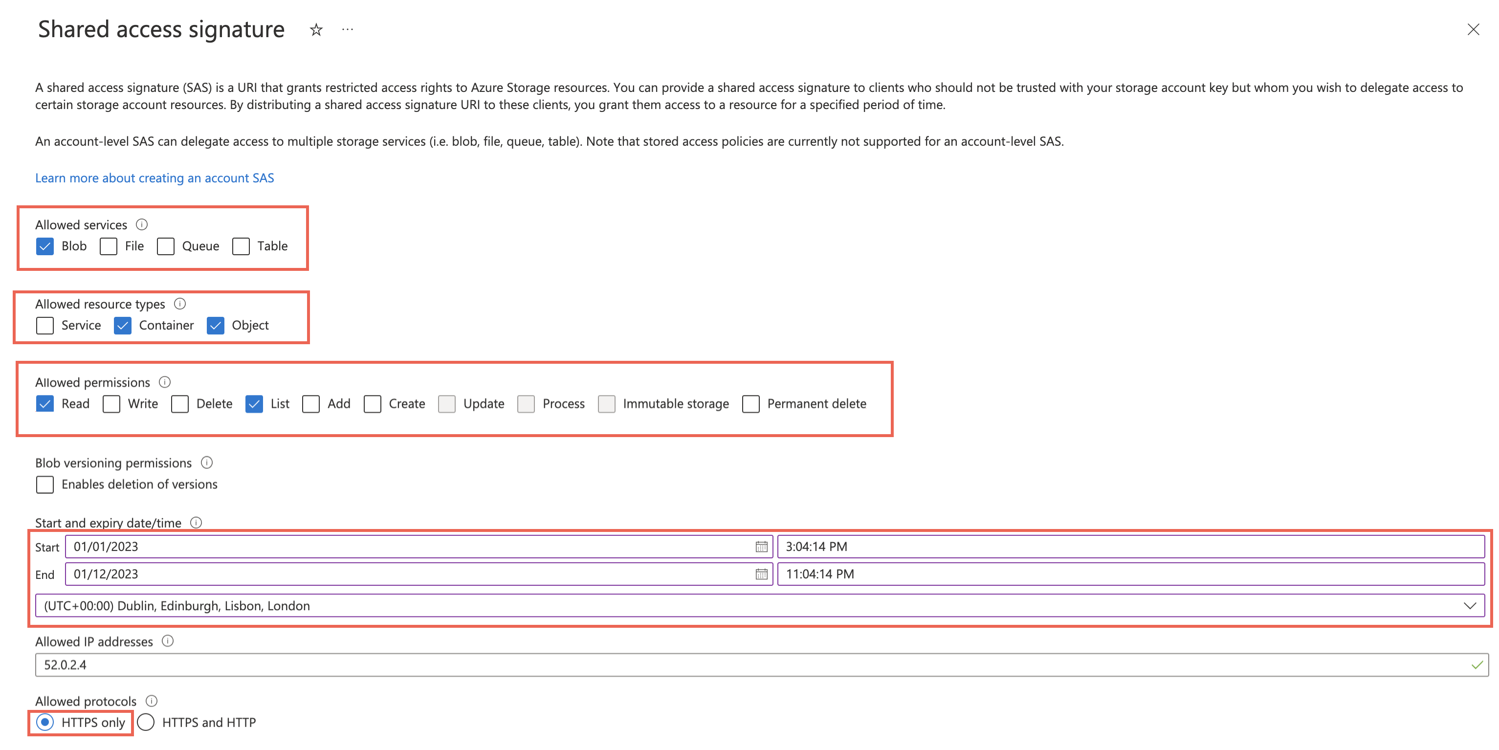 Select SAS options