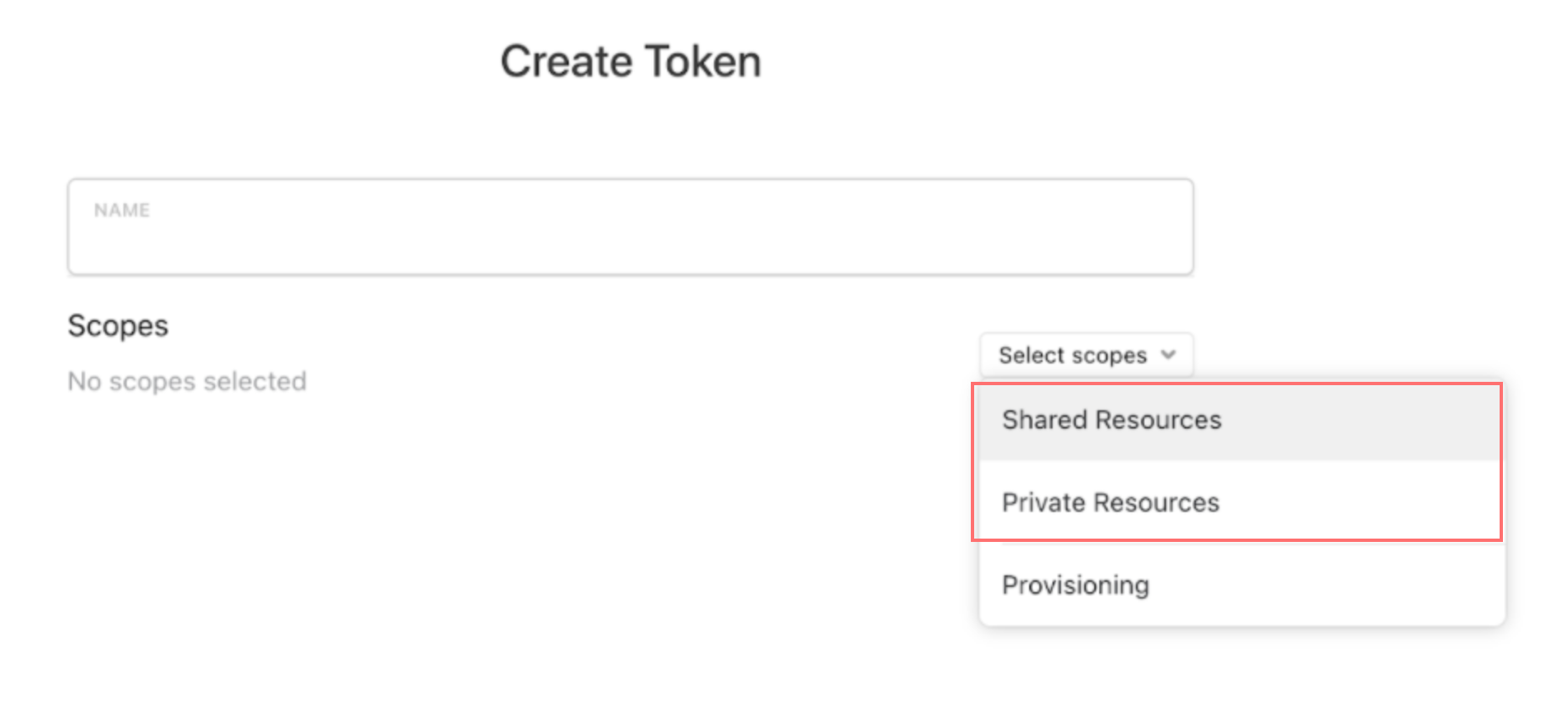 create Front token