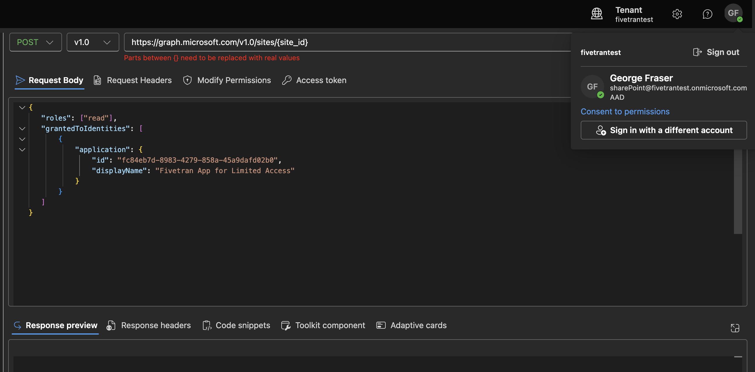 Graph api