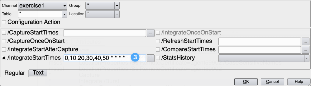 IntegrateStartTimes Setting