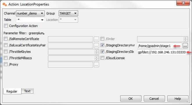 LocationProperties setup