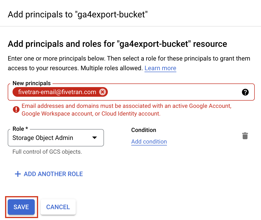 Google Cloud Bucket Permissions