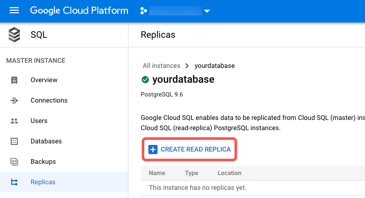 Postgres-gcs-create-replica