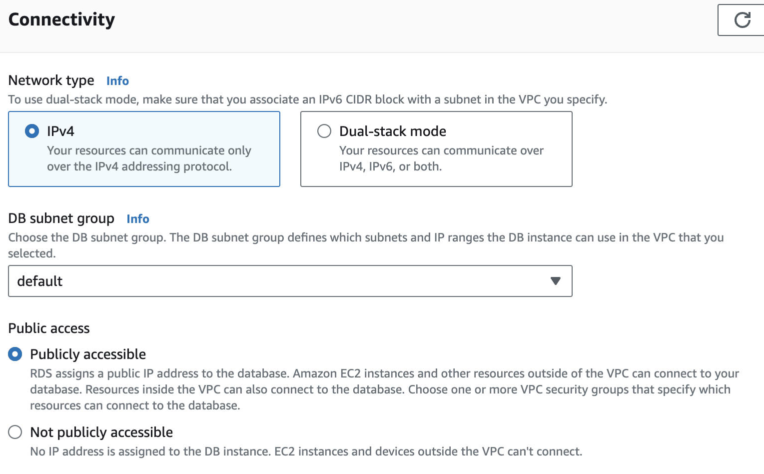 RDS-read-replica-public-access