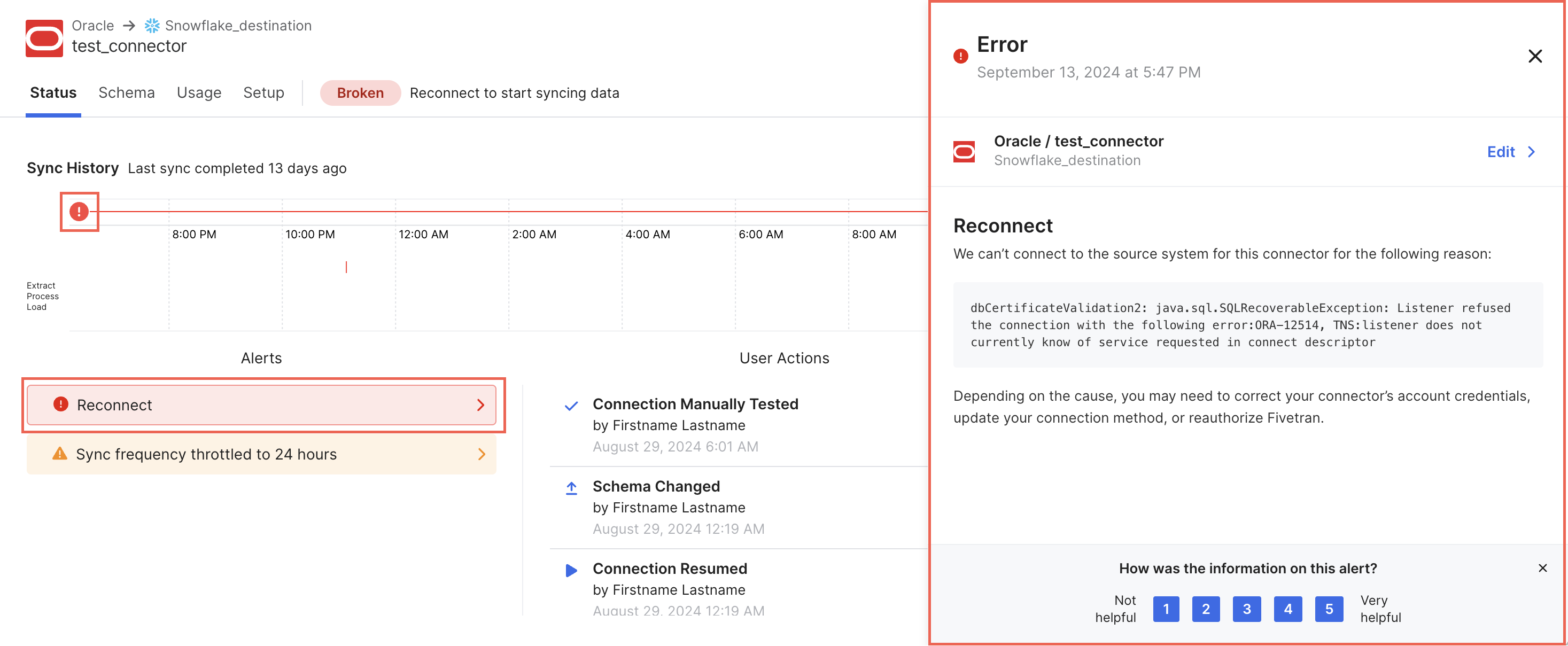 Sync Load Failure